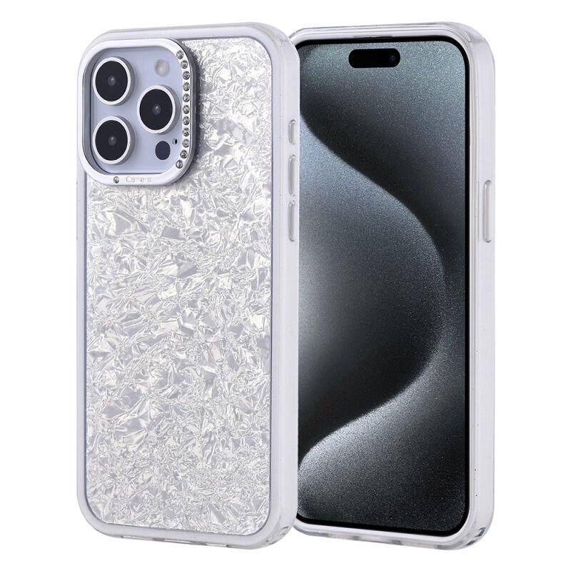 Apple iPhone 15 Pro Max Kılıf Taşlı Tasarımlı Zore Kapi Kapak