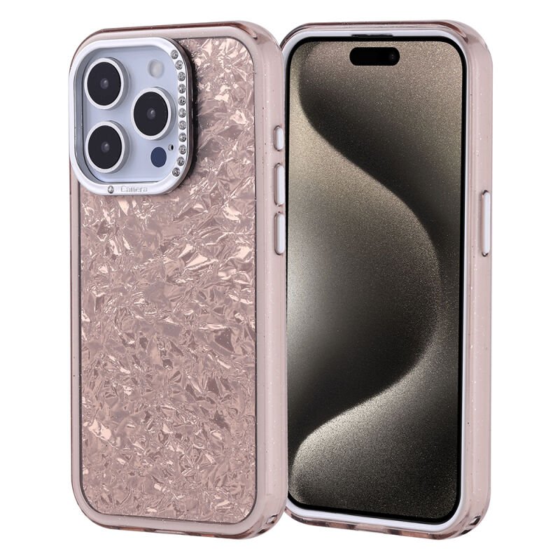 Apple iPhone 15 Pro Kılıf Taşlı Tasarımlı Zore Kapi Kapak