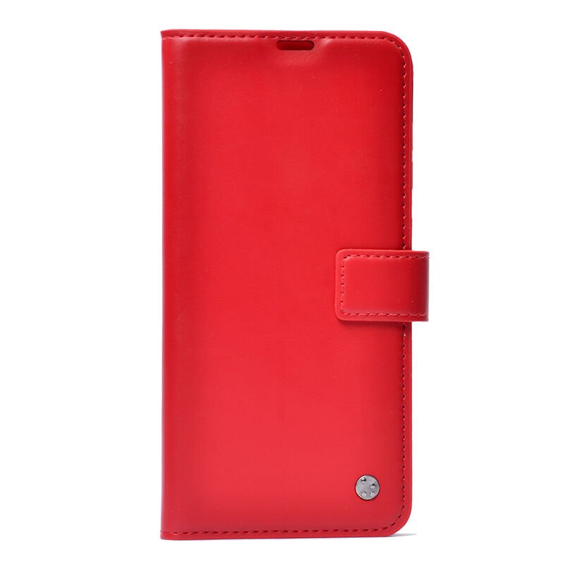 Reeder P13 Blue 2021 Kılıf Zore Kar Deluxe Kapaklı Kılıf Kırmızı