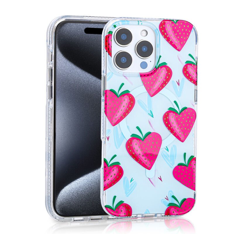 Apple iPhone 16 Pro Max Kılıf M-safe Şarj Özellikli Zore Stilo Kapak