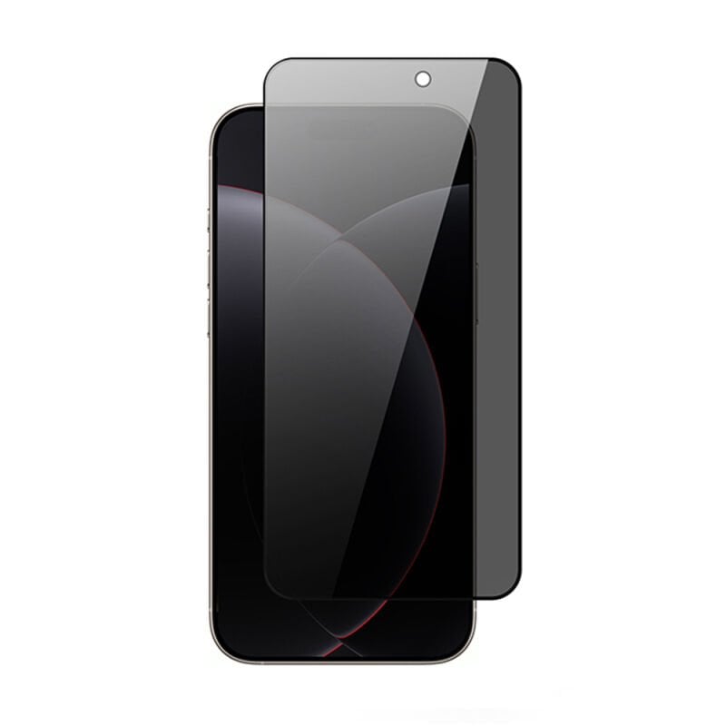 Apple iPhone 17 Pro Max Zore Rika Premium Privacy Temperli Cam Ekran Koruyucu