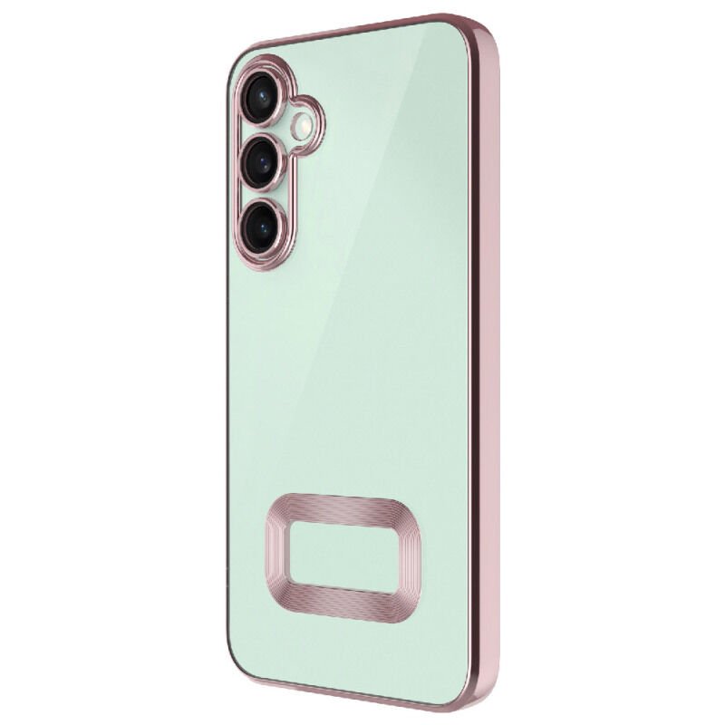 Galaxy A56 Kılıf Kamera Korumalı Logo Gösteren Zore Omega Kapak