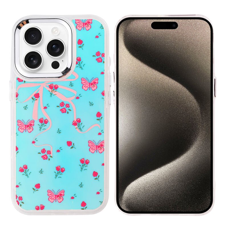 Apple iPhone 15 Pro Kılıf Airbag Tasarımlı Zore Hadra Kapak