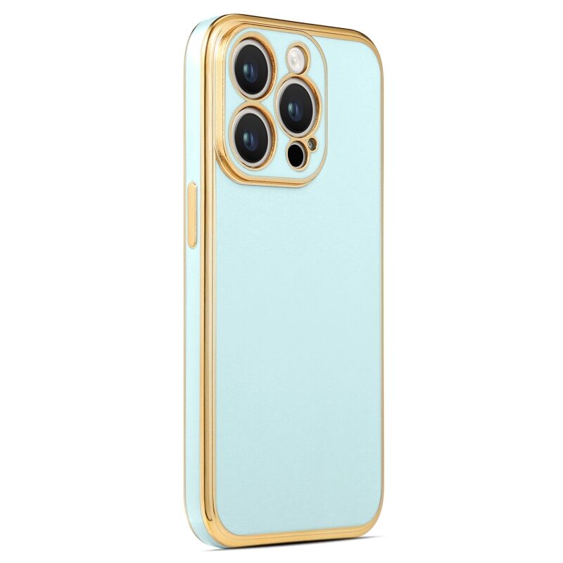 Apple iPhone 14 Pro Kılıf Zore Bark Kapak Açık Mavi