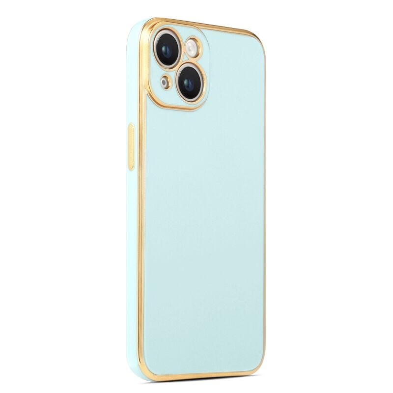 Apple iPhone 14 Kılıf Zore Bark Kapak Açık Mavi