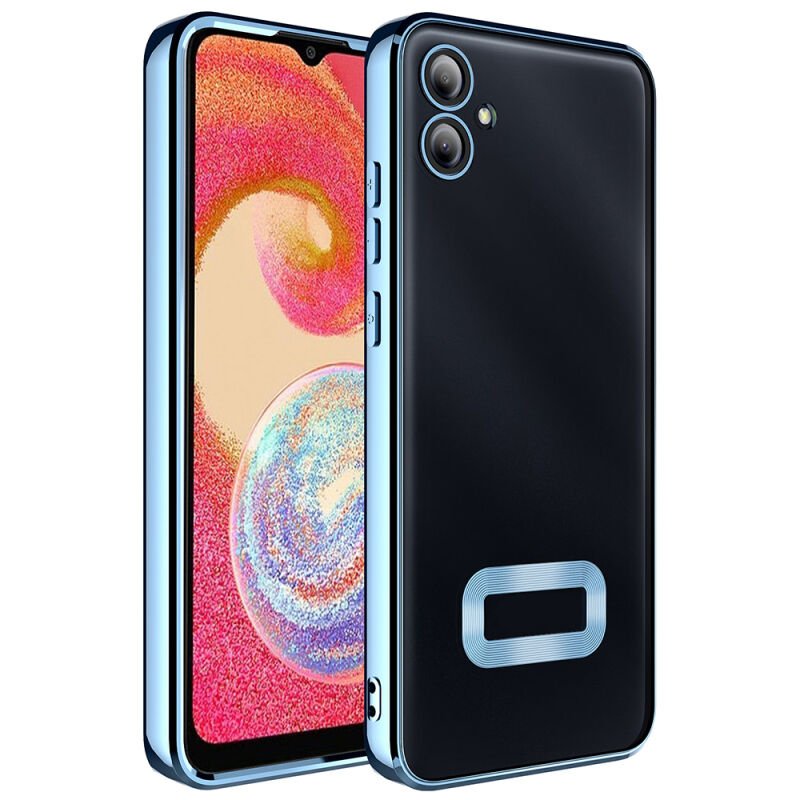 Galaxy A06 Kılıf Kamera Korumalı Logo Gösteren Zore Omega Kapak