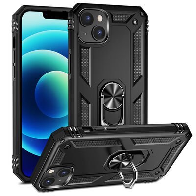 Apple iPhone 14 Kılıf Zore Vega Kapak Siyah