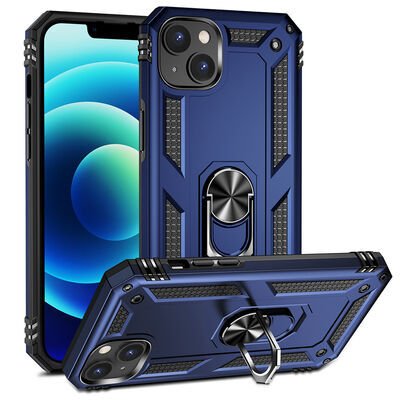 Apple iPhone 14 Kılıf Zore Vega Kapak Mavi