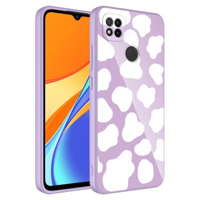 Xiaomi Redmi 9C Kılıf Kamera Korumalı Desenli Sert Silikon Zore Epoksi Kapak