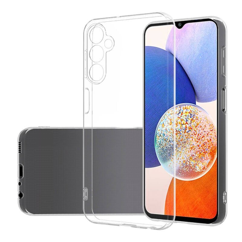 Galaxy A55 Kılıf Zore Süper Silikon Kapak Şeffaf