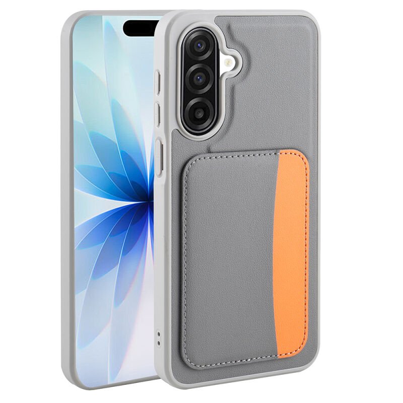 Galaxy A17 Kılıf Kartlıklı Zore X-Kart Silikon Kapak