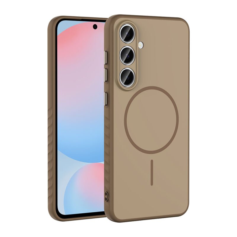 Galaxy S25 FE Kılıf M-safe Şarj Özellikli Zore Tea Kapak