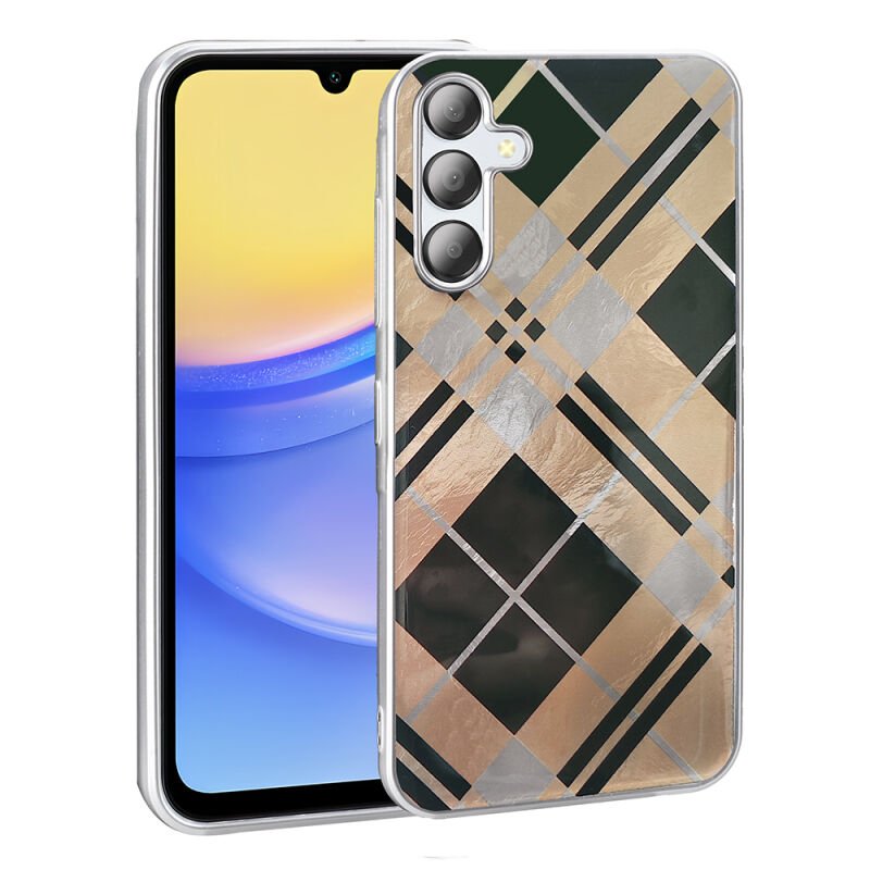 Galaxy A56 Kılıf Desenli Zore Mep Kapak Geometrik