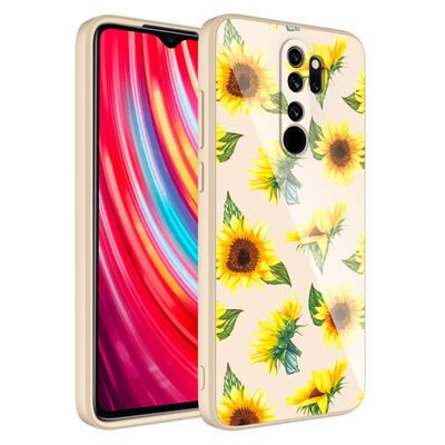 Xiaomi Redmi Note 8 Pro Kılıf Kamera Korumalı Desenli Sert Silikon Zore Epoksi Kapak