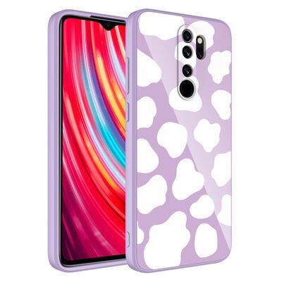 Xiaomi Redmi Note 8 Pro Kılıf Kamera Korumalı Desenli Sert Silikon Zore Epoksi Kapak