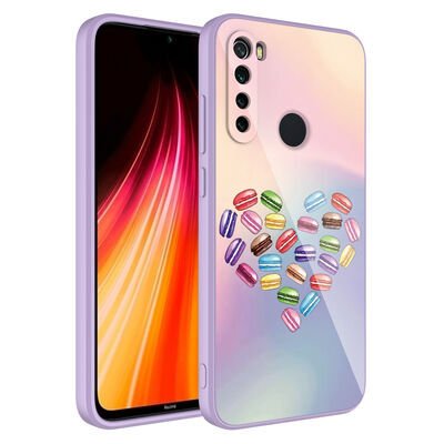 Xiaomi Redmi Note 8 Kılıf Kamera Korumalı Desenli Sert Silikon Zore Epoksi Kapak