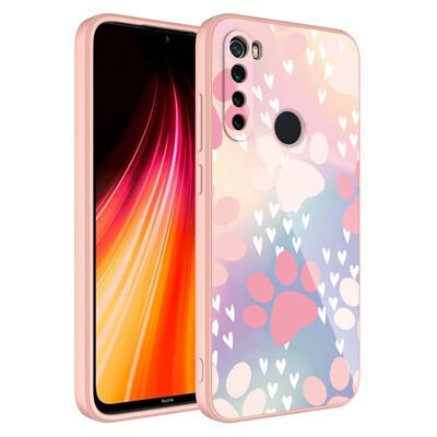 Xiaomi Redmi Note 8 Kılıf Kamera Korumalı Desenli Sert Silikon Zore Epoksi Kapak