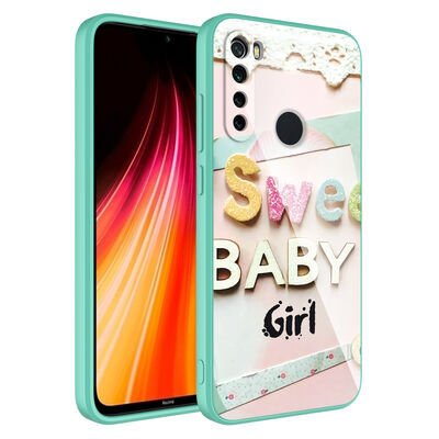 Xiaomi Redmi Note 8 Kılıf Kamera Korumalı Desenli Sert Silikon Zore Epoksi Kapak