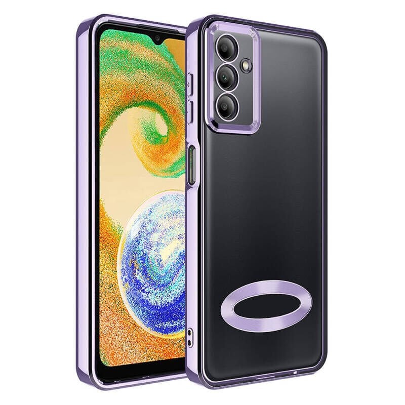 Galaxy A05S Kılıf Kamera Korumalı Logo Gösteren Zore Omega Kapak