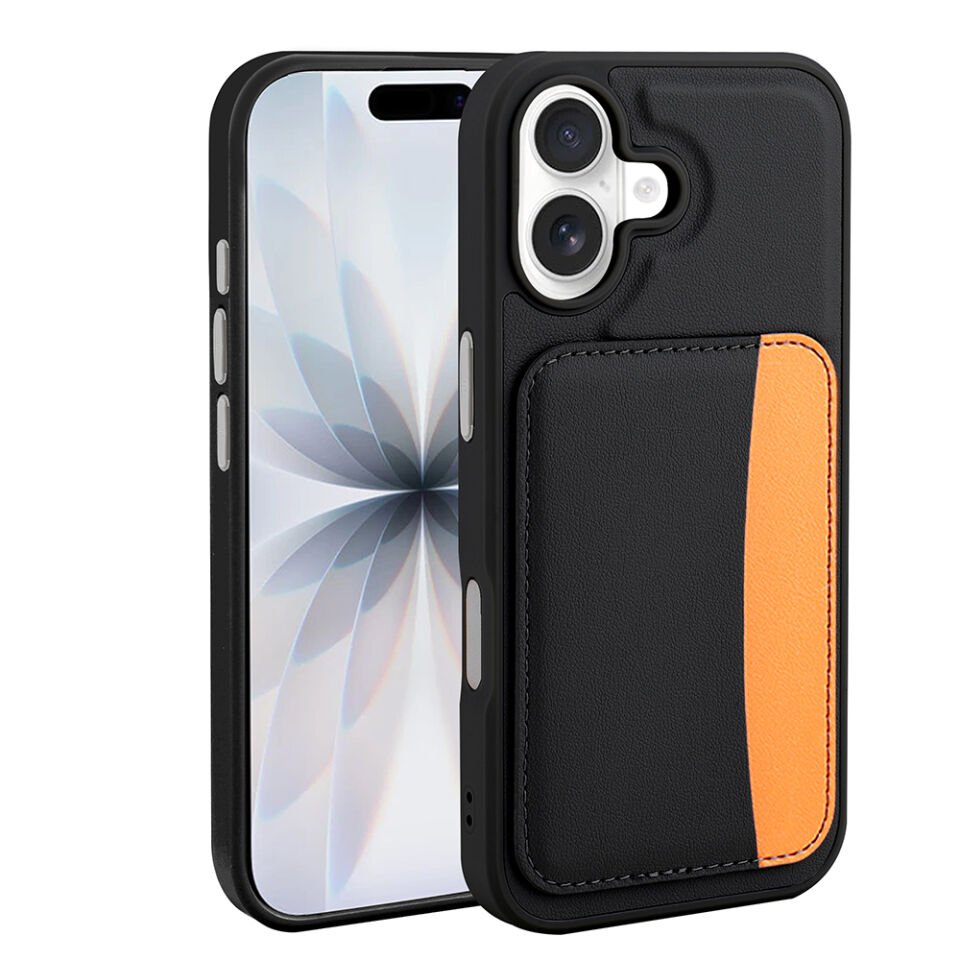 Apple iPhone 17 Kılıf Kartlıklı Zore X-Kart Silikon Kapak