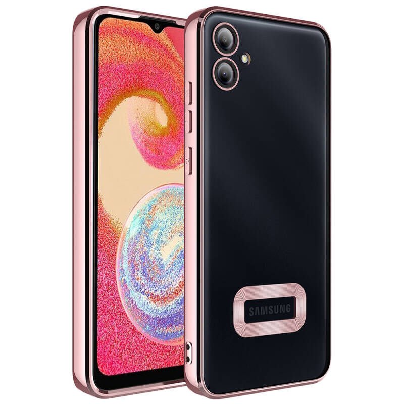 Galaxy A05 Kılıf Kamera Korumalı Logo Gösteren Zore Omega Kapak