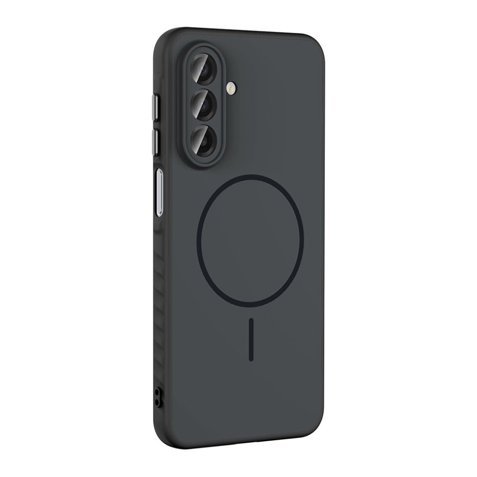 Galaxy A17 Kılıf M-safe Şarj Özellikli Zore Tea Kapak Siyah
