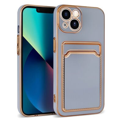 Apple iPhone 13 Kılıf Zore Bark Kartlıklı Kapak