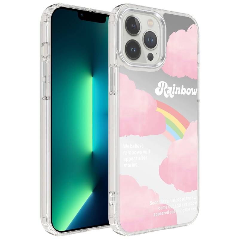Apple iPhone 13 Pro Kılıf Airbagli Parlak Tasarımlı Zore Mimbo Kapak