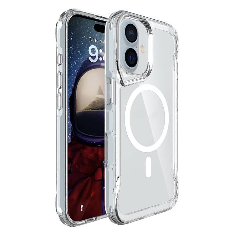 Apple iPhone 16 Plus Kılıf Zore M-safe Şarj Özellikli T-Max M-safe Kapak