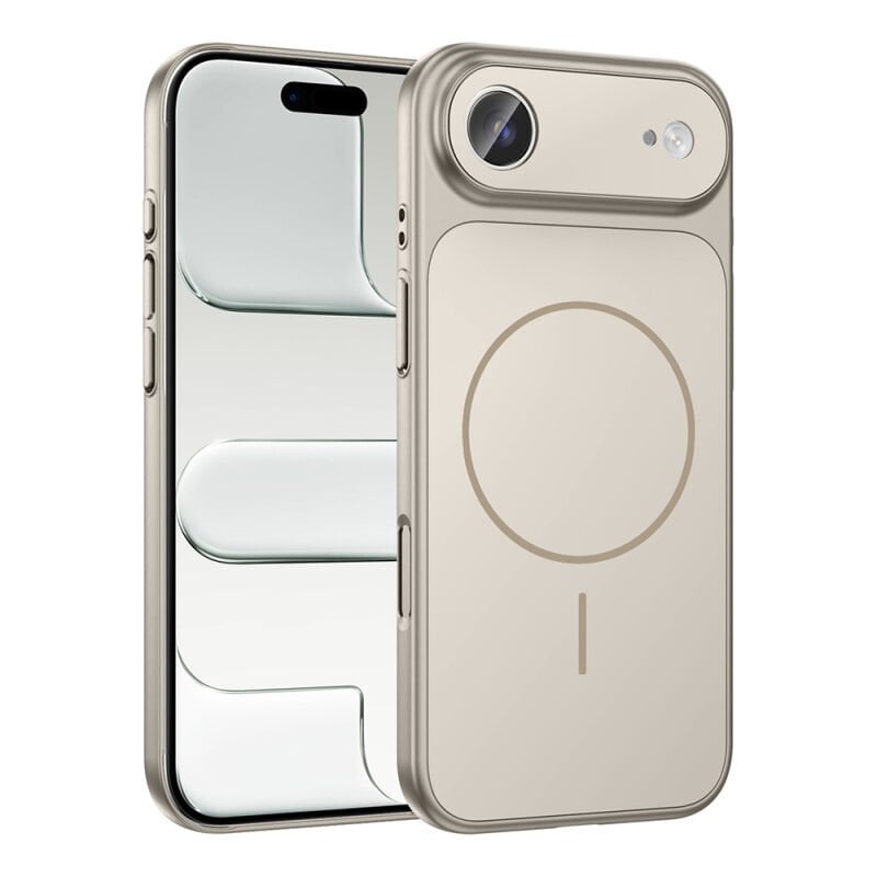 Apple iPhone 17 Air Kılıf Zore M-Safe Şarj Özellikli Kamera Korumalı Formen Kapak