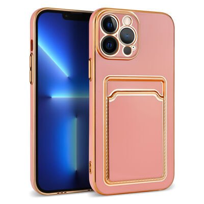 Apple iPhone 12 Pro Kılıf Zore Bark Kartlıklı Kapak