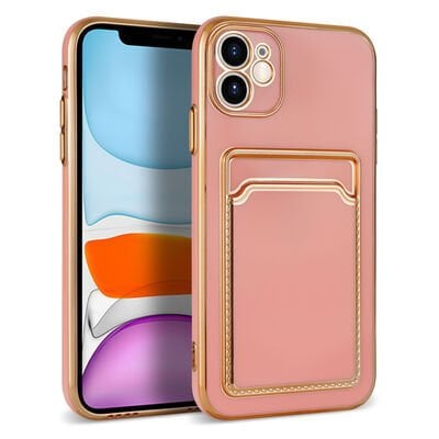 Apple iPhone 12 Kılıf Zore Bark Kartlıklı Kapak