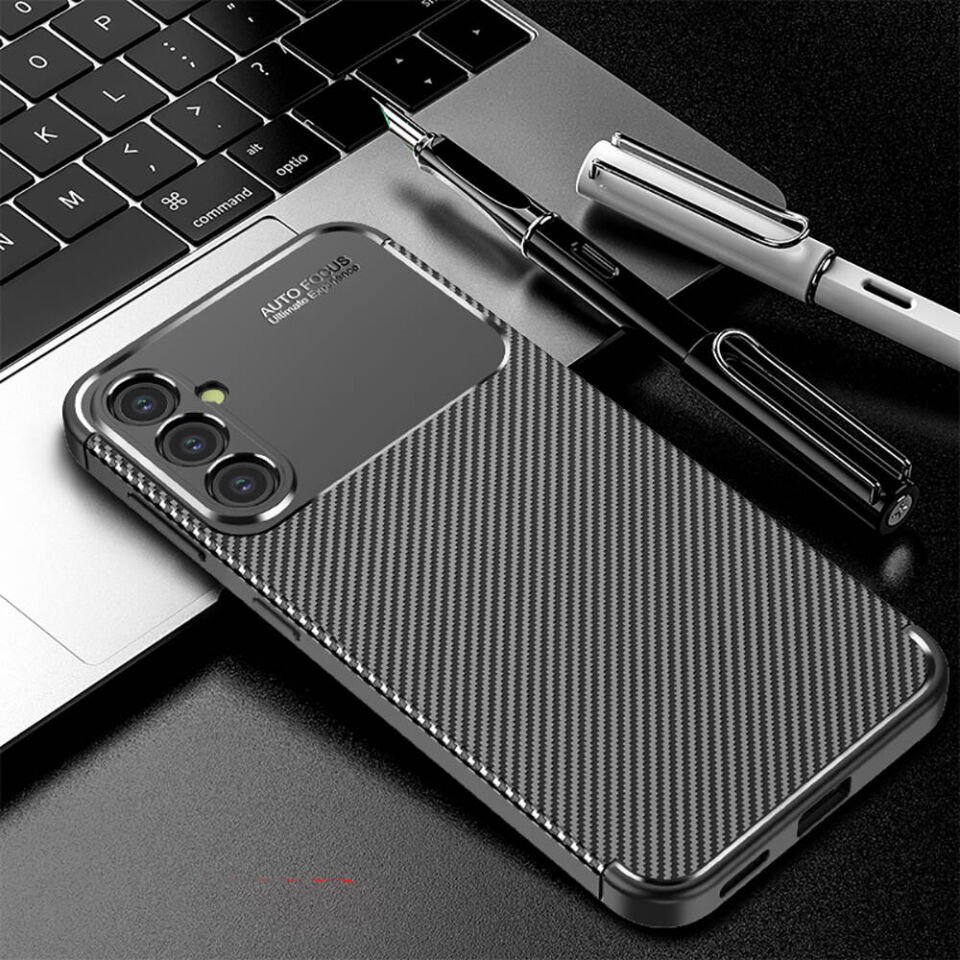 Galaxy S24 Kılıf Zore Negro Silikon Kapak Siyah