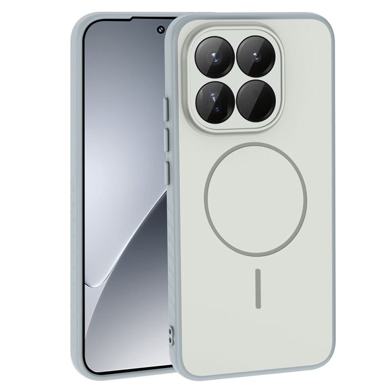 Xiaomi 15T Kılıf M-safe Şarj Özellikli Zore Tea Kapak