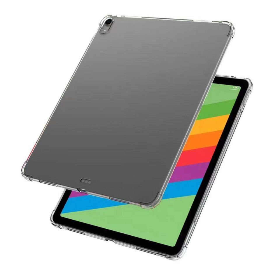 Apple iPad Air 13 2025 M3 Kılıf Zore Tablet Nitro Anti Shock Silikon Kapak Şeffaf