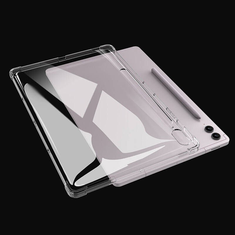 Galaxy Tab S10 Ultra Kılıf Zore Tablet Nitro Anti Shock Silikon Kapak Şeffaf