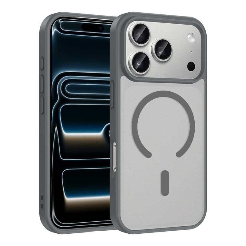 Apple iPhone 17 Pro Max Kılıf M-safe Şarj Özellikli Zore Babet Kapak