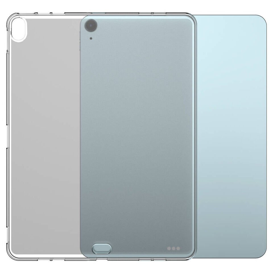 Apple iPad Air 13 2025 M3 Kılıf Zore Tablet Süper Silikon Kapak Şeffaf