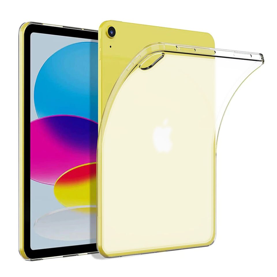 Apple iPad 11.Nesil 2025 Kılıf Zore Tablet Süper Silikon Kapak Şeffaf
