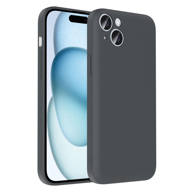 Apple iPhone 15 Plus Kılıf Kamera Korumalı Kartlık Hazneli Zore Vitra Kapak