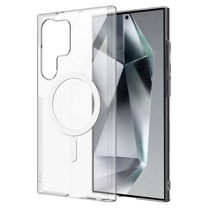 Galaxy S26 Ultra Kılıf Kamera Korumalı M-safe Sert PC Zore Porto Kapak Şeffaf