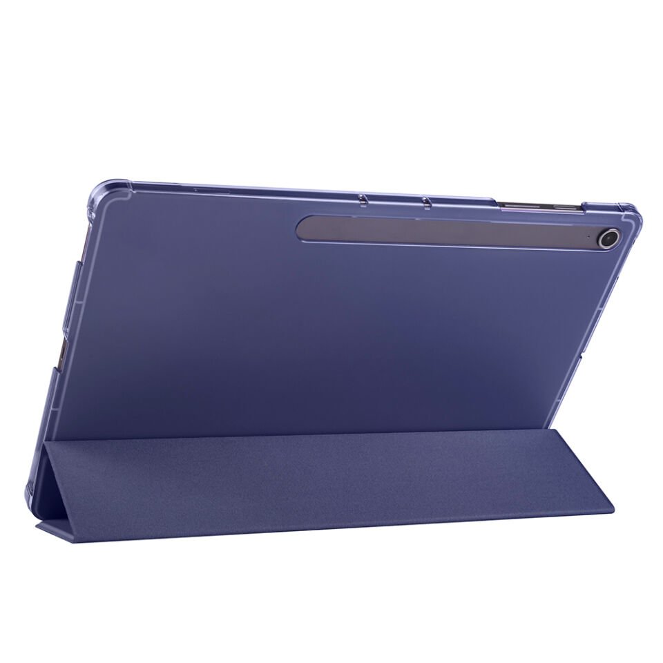 Galaxy Tab S10 FE Plus Zore Smart Cover Kalem Bölmeli Standlı 1-1 Kılıf Lacivert