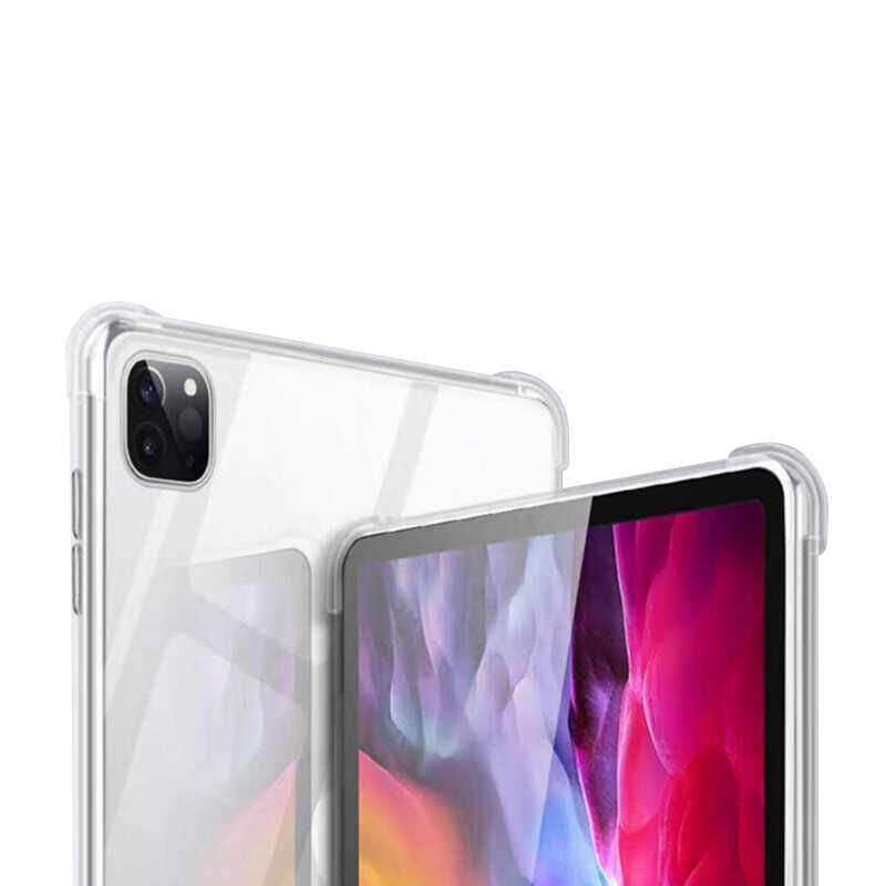 Apple iPad Pro 11 2020 (2.Nesil) Kılıf Zore Tablet Nitro Anti Shock Silikon Kapak Şeffaf