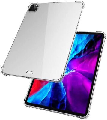 Apple iPad Pro 11 2020 (2.Nesil) Kılıf Zore Tablet Nitro Anti Shock Silikon Kapak Şeffaf