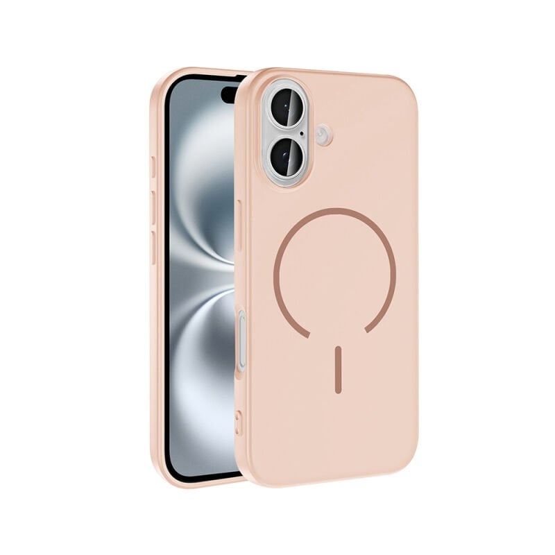 Apple iPhone 16 Kılıf M-safe Şarj Özellikli Zore Meta Kapak