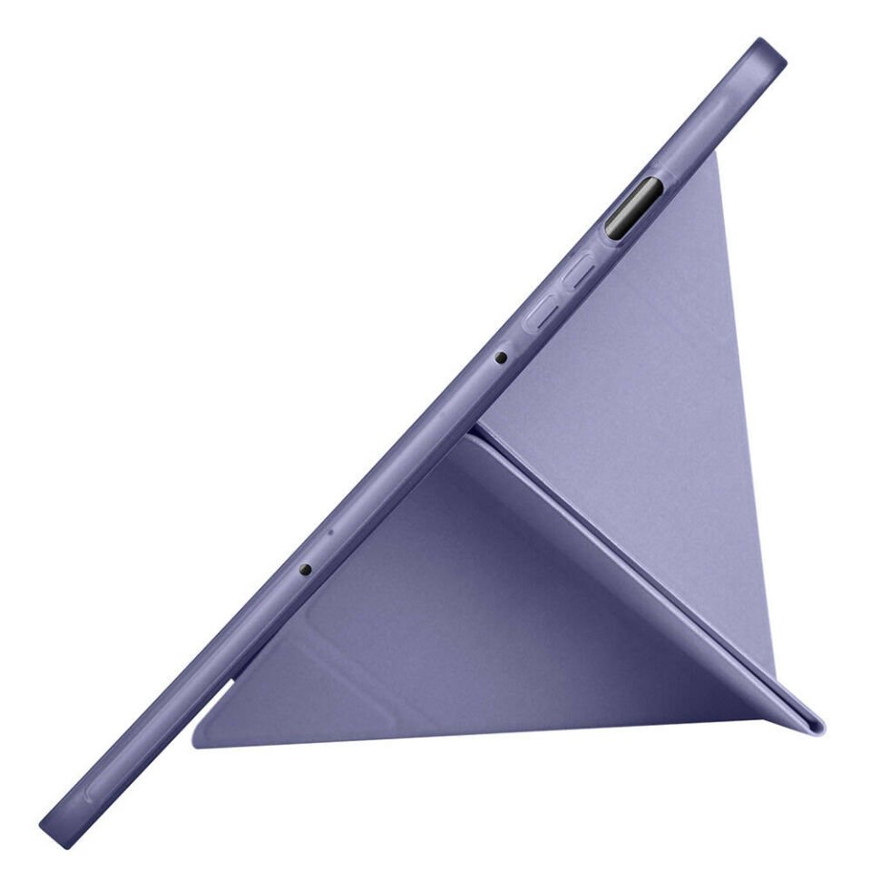 Galaxy Tab S9 Kılıf Zore Tri Folding Kalem Bölmeli Standlı Kılıf Mor