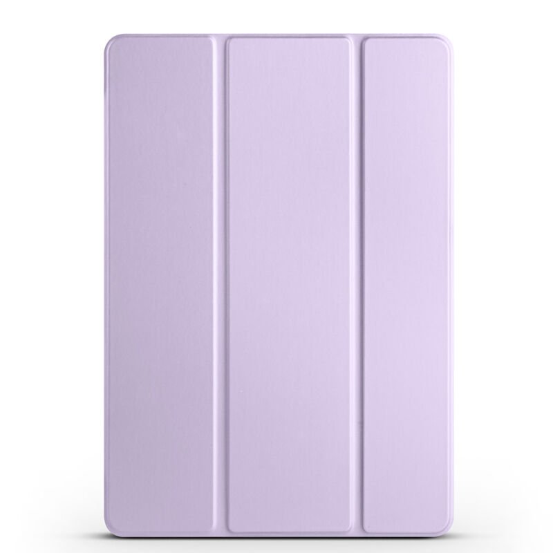 Galaxy Tab S9 FE Zore Smart Cover Kalem Bölmeli Standlı 1-1 Kılıf Lila