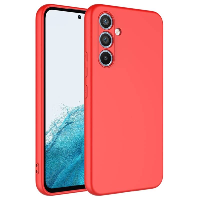 Galaxy A34 Kılıf Zore Mara Lansman Kapak Kırmızı