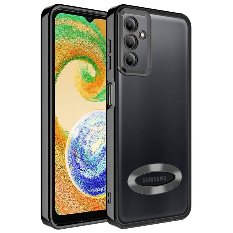 Galaxy A54 Kılıf Kamera Korumalı Logo Gösteren Zore Omega Kapak