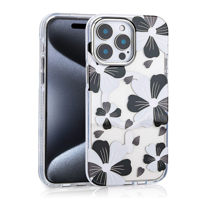 Apple iPhone 12 Pro Kılıf M-safe Şarj Özellikli Zore Papat Kapak